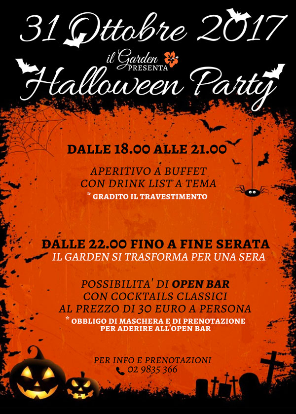 Halloween Party al Garden